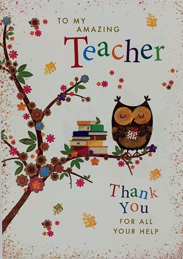 Picture of AMAZING TEACHER CARD